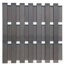 China Factory Cheapest Composite Wood Prices WPC Fence For Outdoor Garden Use